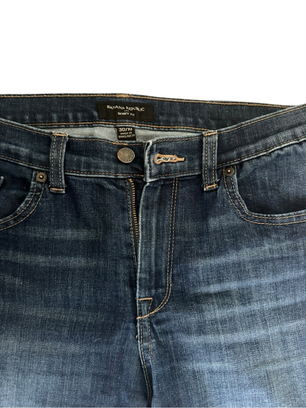 Banana Republic Skinny Fit Jeans Dark Wash Size 30/10 - Picture 10 of 13
